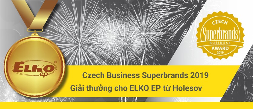 Czech Business Superbrands 2019 - Giải thưởng cho ELKO EP từ Holesov